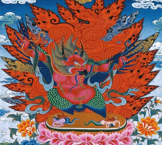 May 26 on Full Moon, Red Garuda Practice - རྒྱལ་གཤེན་ཞང་བོད་སློབ་གཉེར་ཁང་།